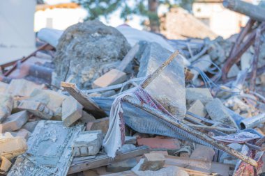 Amatör, Lazio, İtalya 24 Ağustos 2016. Deprem merkezi İtalya richter ölçeğine göre büyüklüğü 6,5 ölçekli. Yıkıcı gücünü.