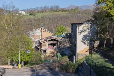 Amatör, Lazio, İtalya 24 Ağustos 2016. Deprem merkezi İtalya richter ölçeğine göre büyüklüğü 6,5 ölçekli. Yıkıcı gücünü.