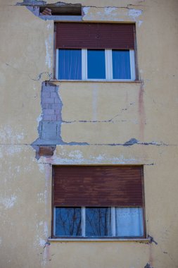 Amatör, Lazio, İtalya 24 Ağustos 2016. Deprem merkezi İtalya richter ölçeğine göre büyüklüğü 6,5 ölçekli. Yıkıcı gücünü.