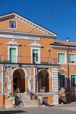 Deprem merkezi İtalya 24 Ağustos 2016. Amatör