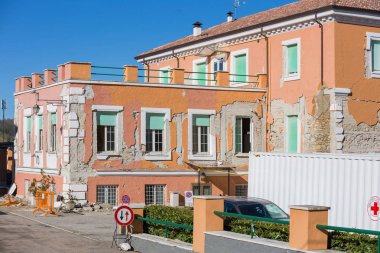 Deprem merkezi İtalya 24 Ağustos 2016. Amatör