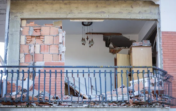 Amatrice Lazio Itália Agosto 2016 Terremoto Centro Itália Com Magnitude — Fotografia de Stock