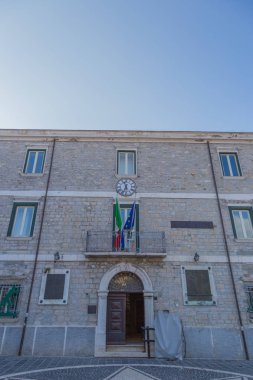 Capracotta, Molise, İtalya 26 Haziran 2017. Capracotta küçük köy ayrıntılarını