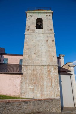 Capracotta, Molise, İtalya 26 Haziran 2017. Capracotta küçük köy ayrıntılarını