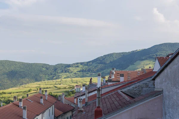 Capracotta Περιφέρεια Molise Ιταλία Ιουνίου 2017 Λεπτομέρειες Για Μικρό Χωριό — Φωτογραφία Αρχείου