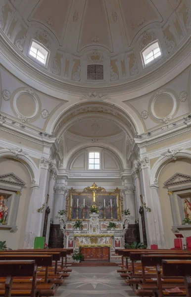 Castel Sangro Abruzzo Itálie Bazilika Santa Maria — Stock fotografie