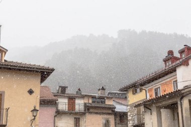 Pescasseroli, Abruzzo, İtalya fotoğrafik belgelenmesi. 13 Ekim 2017