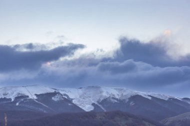Roccaraso, Abruzzo, İtalya. 13 Ekim 2017. Kış ve kar en iyi şekilde vermek için bekleyen manzara