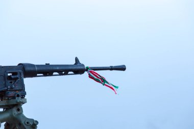 Monte Zurrone, Abruzzo, İtalya. 13 Ekim 2017. Zurrone tapınak merdivenlerden Manzaralı