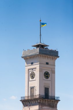 Lviv, Ukrayna, eski şehir, mimari anıt, eski binalar antik mimari