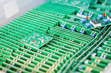 Elektronik devre kartı, bir devre kartı, elektronik, enerji, bilgi teknolojisi, bilgisayar arka tarafını makro çekim closeup