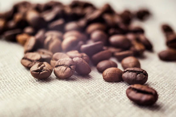 coffee beans. spilled coffee beans