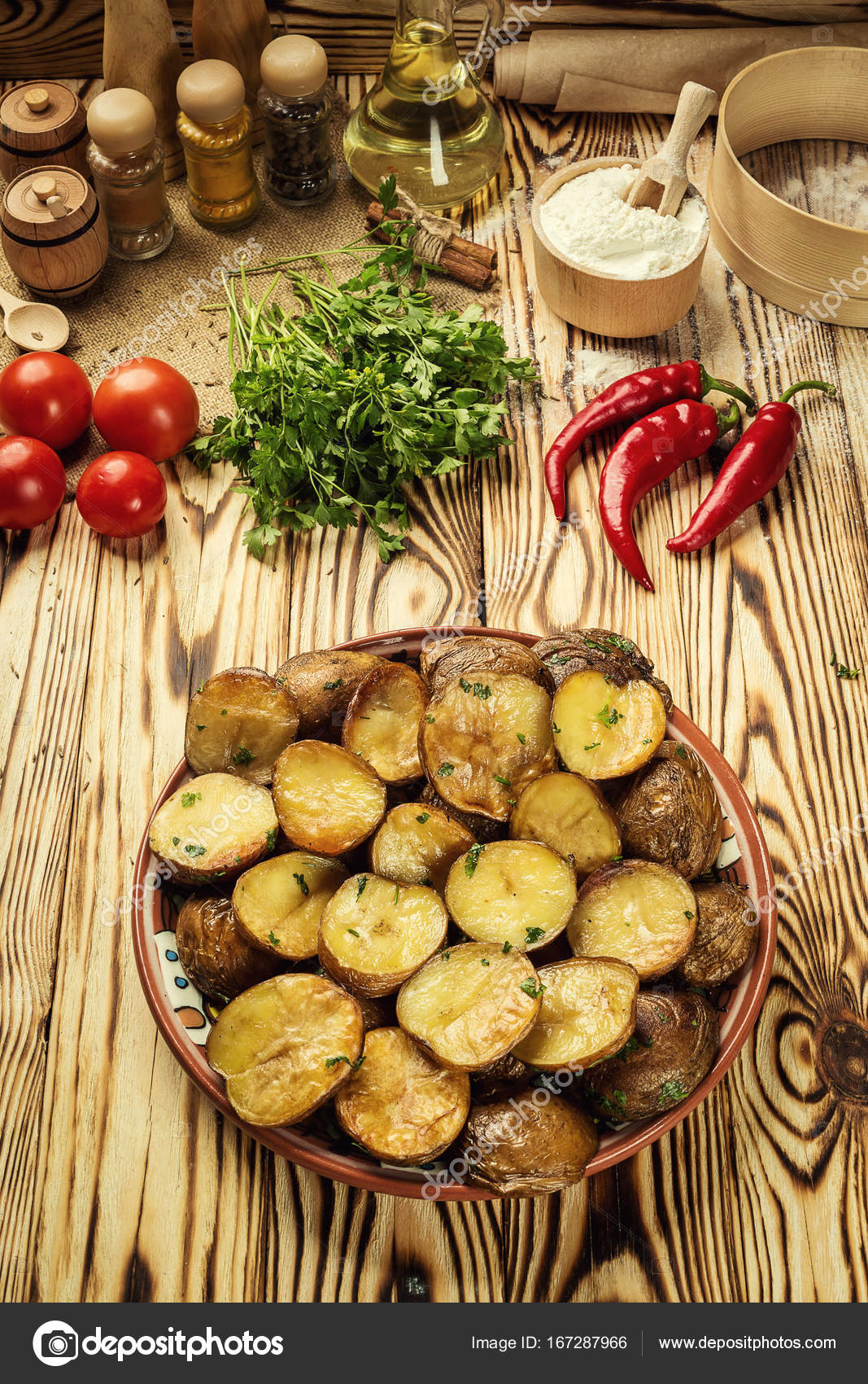 Fırında Tereyağlı Taze Patates Fırında Tereyağlı Taze Patates