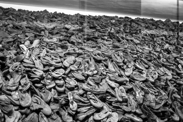 Auschwitz, Polonya - 11 Temmuz, 2017.Part, Auschwitz toplama kampında bir toplama kampı Auschwitz'de (Polonya) içinde Kışlası. Müze Auschwitz - Birkenau.