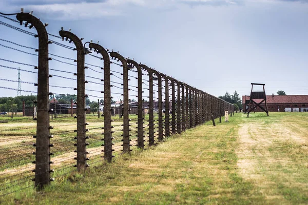 Auschwitz toplama kampı Müzesi Birkenau Auschwitz, Polonya - 11 Temmuz 2017.Part.