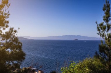 Türkiye. Bodrum. Denizden manzara