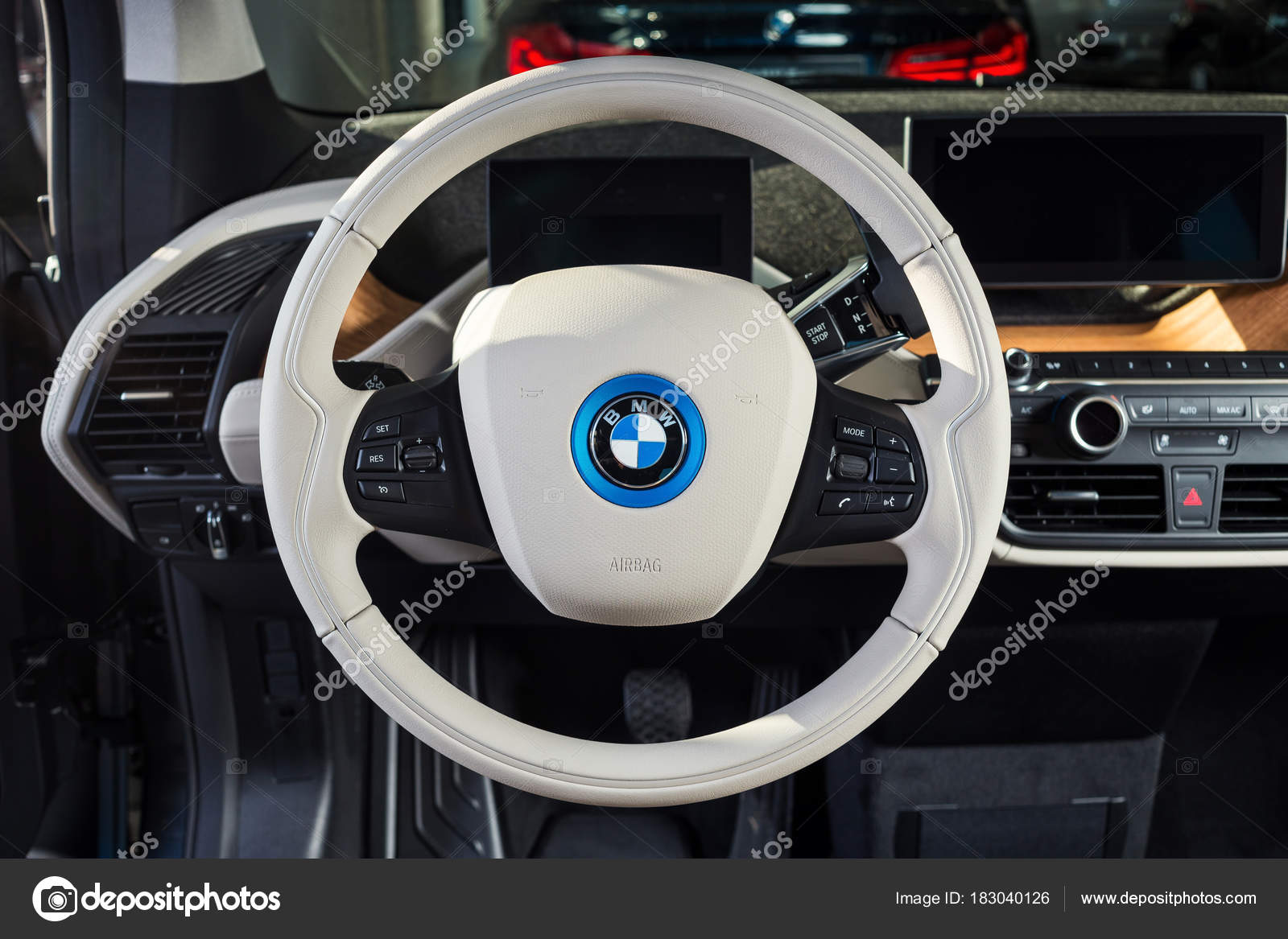 20 Of January 2018 Vinnitsa Ukraine Bmw I3 Electric Vehicle Model Presentation In Showroom Interior Inside Stock Editorial Photo C Bondvit 183040126