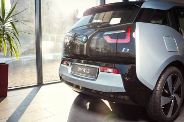 20 Ocak, 2018 - Vinnitsa, Ukrayna. BMW i3 elektrikli araç