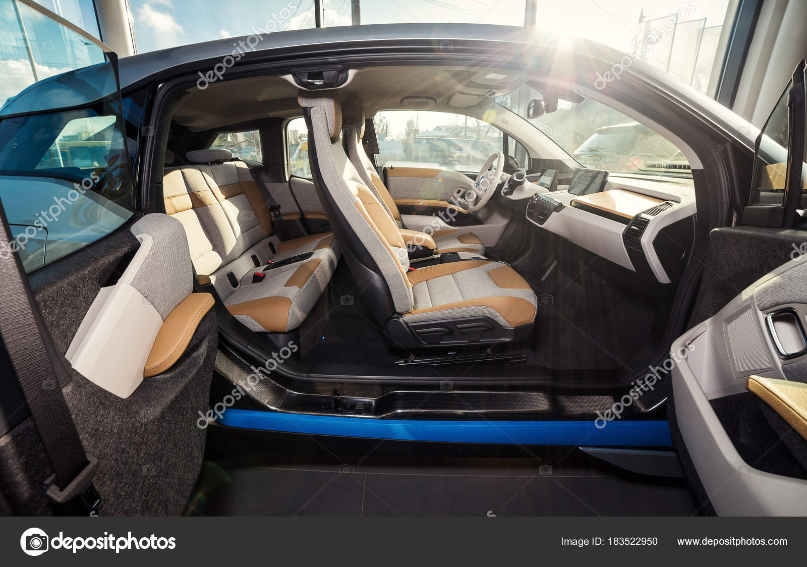 20 Januar 2018 Winniza Ukraine Bmw I3 Elektroauto