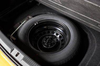 19 Ocak, 2018 - Vinnitsa, Ukrayna. Volkswagen Vw Golf sunu showroom - Stepney'de