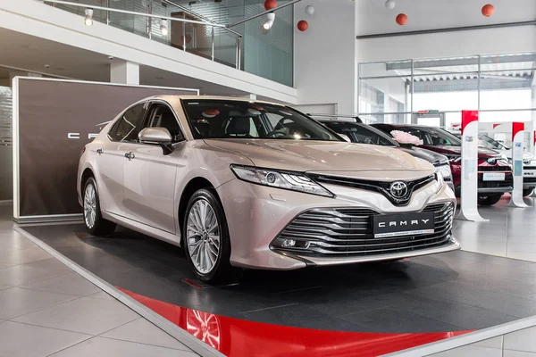 Vinnitsa, ukraine - 18. März 2018. toyota camry concept car - präsentation im showroom — Stockfoto