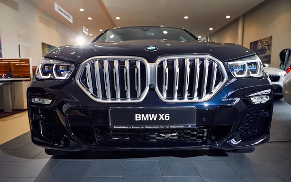 Januari 2020 Vinnitsa Oekraïne Nieuwe Bmw Auto Presentatie Showroom Radiator — Stockfoto