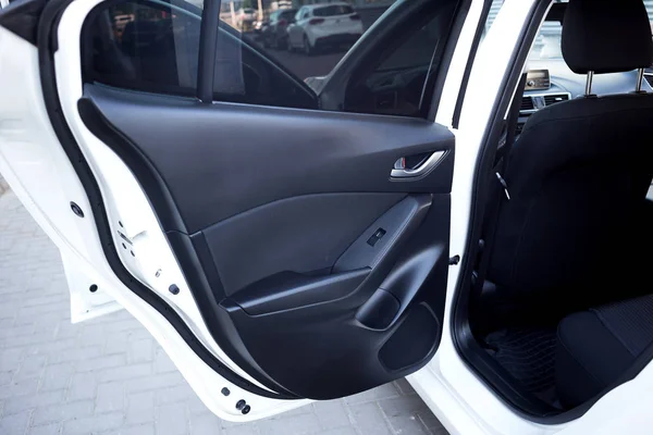 Maio 2017 Vinnitsa Ucrânia Mazda Apresentação Carro Showroom Portas Laterais — Fotografia de Stock
