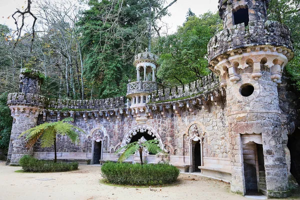 Wächterportal Einer Der Eingänge Zum Initiationsbrunnen Der Quinta Regaleira Sintra — Stockfoto
