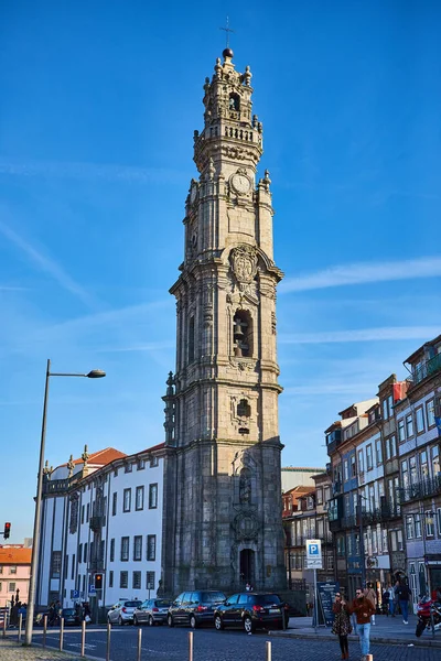 Diciembre 2018 Porto Portugal Torre Los Clérigos Torre Dos Clérigos — Foto de Stock