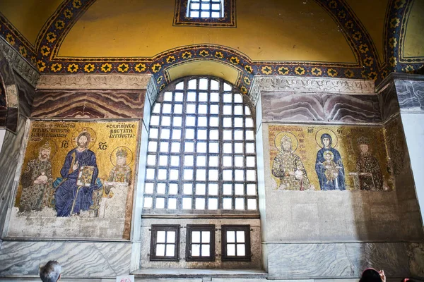 Istanbul Turkiet Oktober 2019 Inredning Ayasofya Museum Hagia Sophia Sultan — Stockfoto