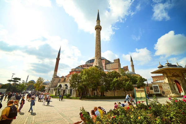 Istanbul Turecko Října 2019 Ayasofya Museum Hagia Sophia Parku Sultán — Stock fotografie