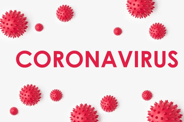 Beyaz Arkaplanda Coronavirus Yazılıydı Dünya Sağlık Örgütü Who Coronavirus Için — Stok fotoğraf