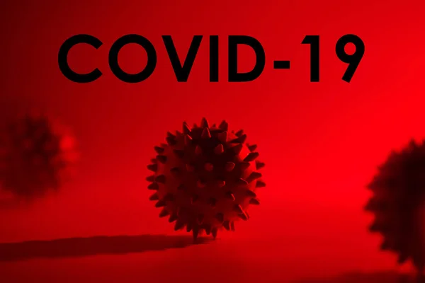 红色底色的Covid 19登记 世界卫生组织推出了新的疾病正式名称 Coronavirus Covid Sars Coronaviridae Sars Cov Sarscov — 图库照片