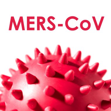 Beyaz arka planda MERS-CoV yazılıydı. Dünya Sağlık Örgütü WHO Coronavirus için yeni bir resmi isim koydu 