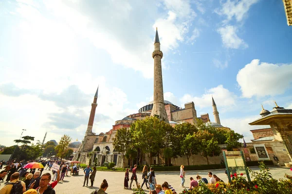 Κωνσταντινούπολη Τουρκία Οκτωβρίου 2019 Μουσείο Αγιασόφια Αγία Σοφία Στο Πάρκο — Φωτογραφία Αρχείου