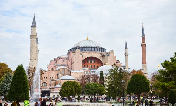 Istanbul Turecko Října 2019 Ayasofya Museum Hagia Sophia Parku Sultán — Stock fotografie