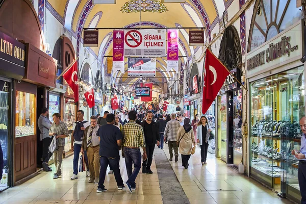 Istanbul Turchia Ottobre 2019 Gente Shopping Nel Grand Bazar Istanbul — Foto Stock