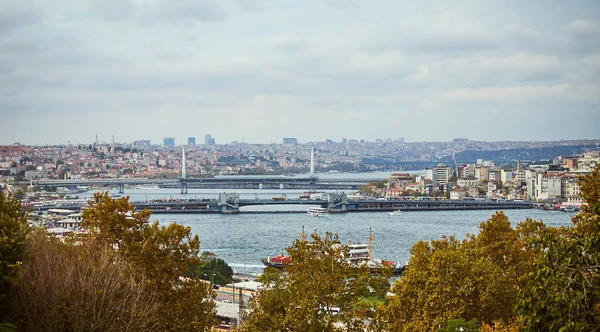 Istanbul Turkey Oktober 2019 Galatabron Och Eminonu Mest Populära Destinationerna — Stockfoto