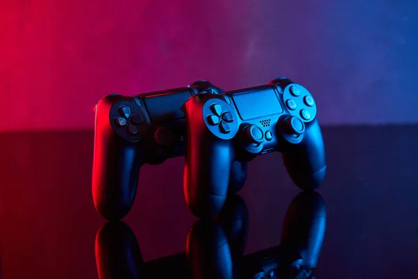 Vinnitsa Ukraine April 2020 Sony Playstation Ps4 Dualshock Controllers Videogame — Stock Photo, Image