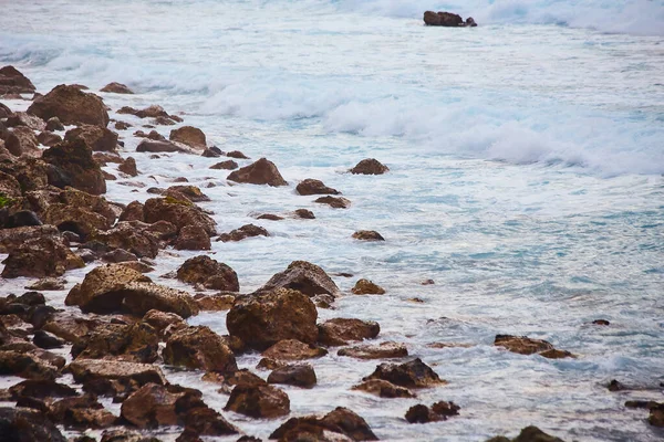 Tenerife Islas Canarias España Vista Hermosa Costa Atlántica Con Rocas —  Fotos de Stock