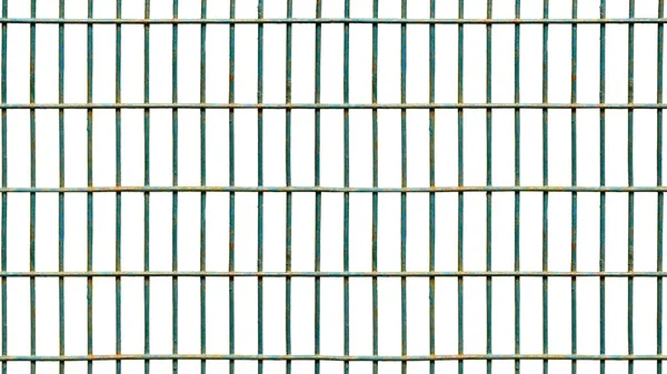 Square iron cage isolate on white background — Stock Photo, Image