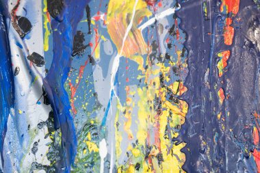 Tuval üzerine orijinal yağlı boya tablo. Sanat arkaplanı. Soyut boya.