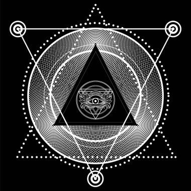 Siyahişi dövme Providence göz.