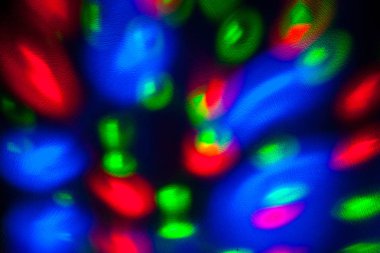 Bir hareketle renkli ışıkların arka plan