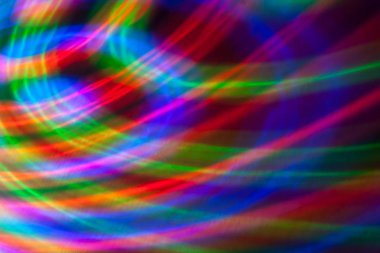 Bir hareketle renkli ışıkların arka plan