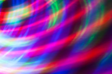 Bir hareketle renkli ışıkların arka plan