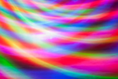 Bir hareketle renkli ışıkların arka plan