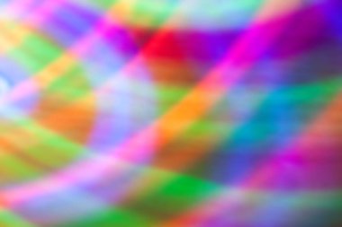 Bir hareketle renkli ışıkların arka plan