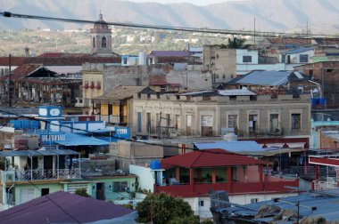 Santiago de Cuba Şehir Manzaralı