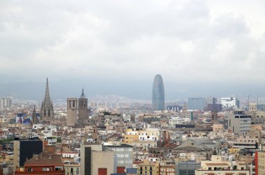 Barcelona, Montjuic görünümünden